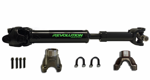 JK Rear 1310 CV Driveshaft 2 Door with Pinion Yoke Revolution Gear and Axle