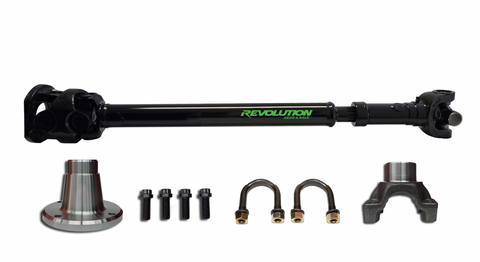 JK Front 1350 CV Driveshaft 2 or 4 Door with Pinion Yoke Revolution Gear and Axle