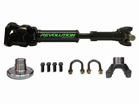 JK Rear 1350 CV Driveshaft 2 Door with Pinion Yoke Revolution Gear and Axle