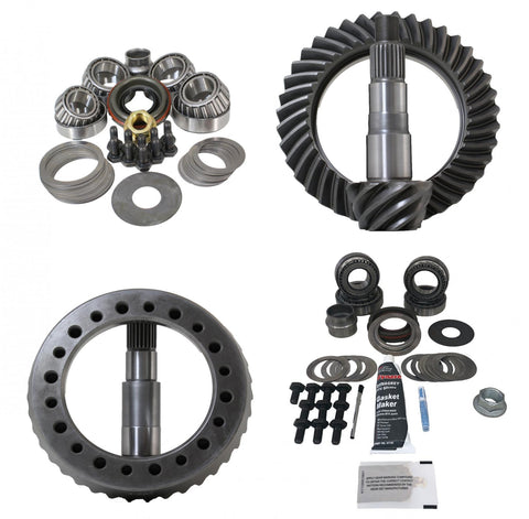 Jeep TJ 1996-02 4.10 Ratio Gear Package (D44Thick-D30) with Koyo Bearings Revolution Gear and Axle